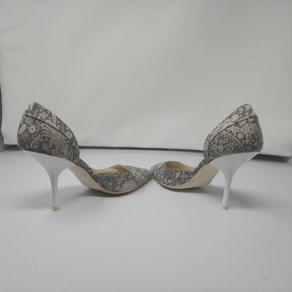 DKNY sz 7 D'orsay fabric pumps - Picture 4 of 7